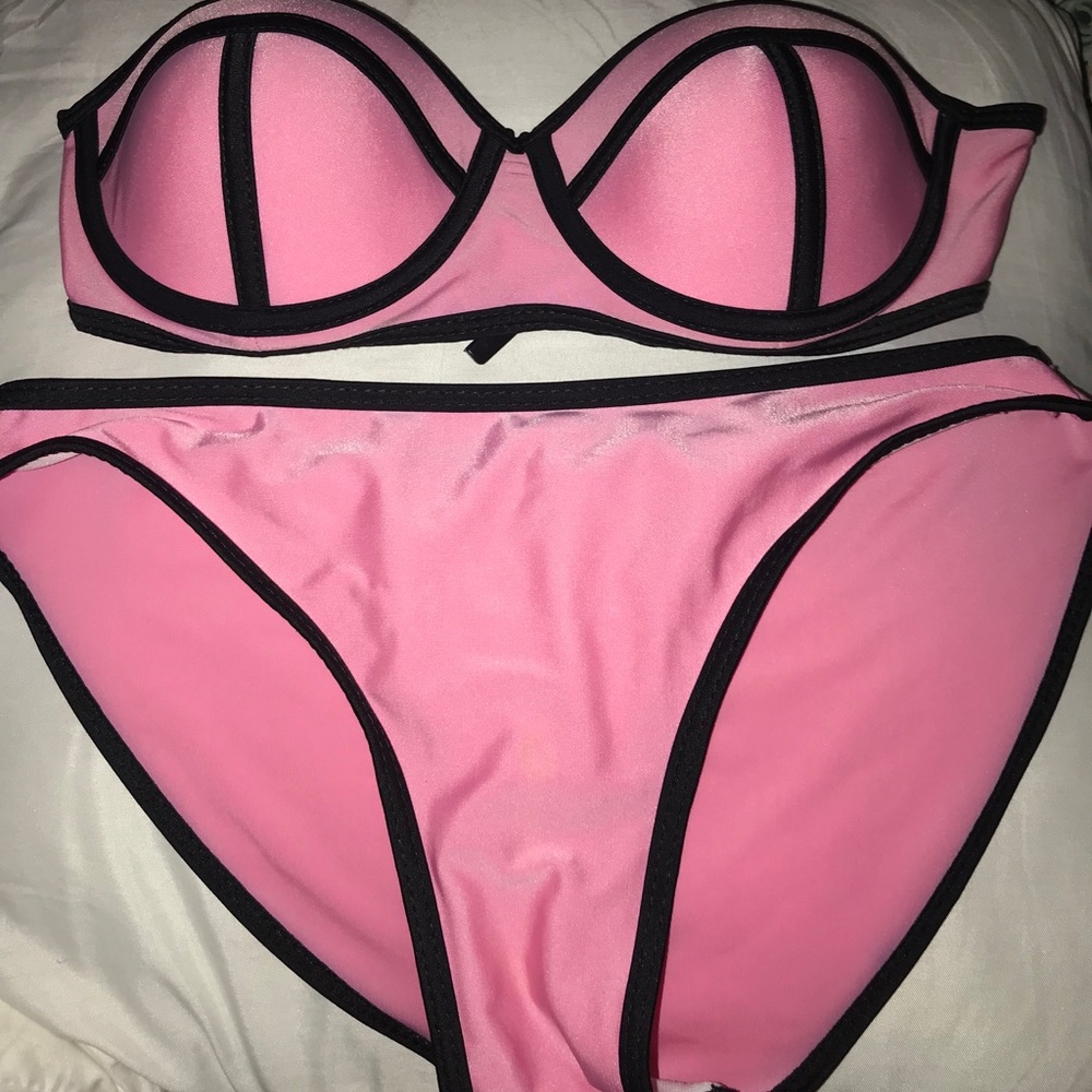 Triangl Bikini Bathing Suit- Candy Pink